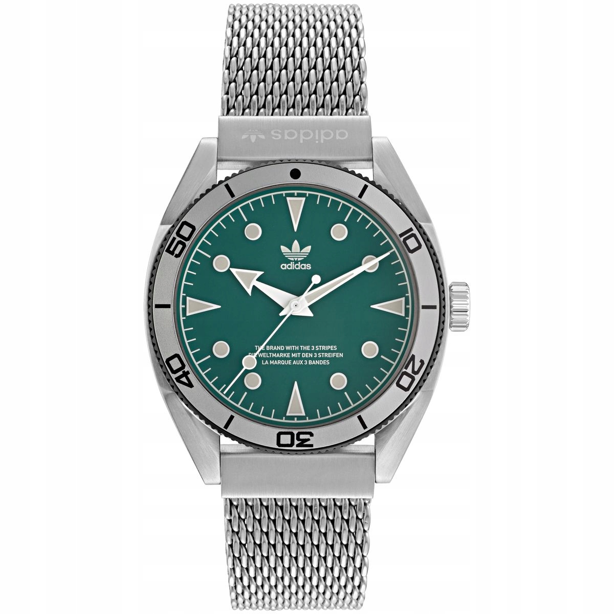 Stříbrné hodinky adidas Originals Edition Two