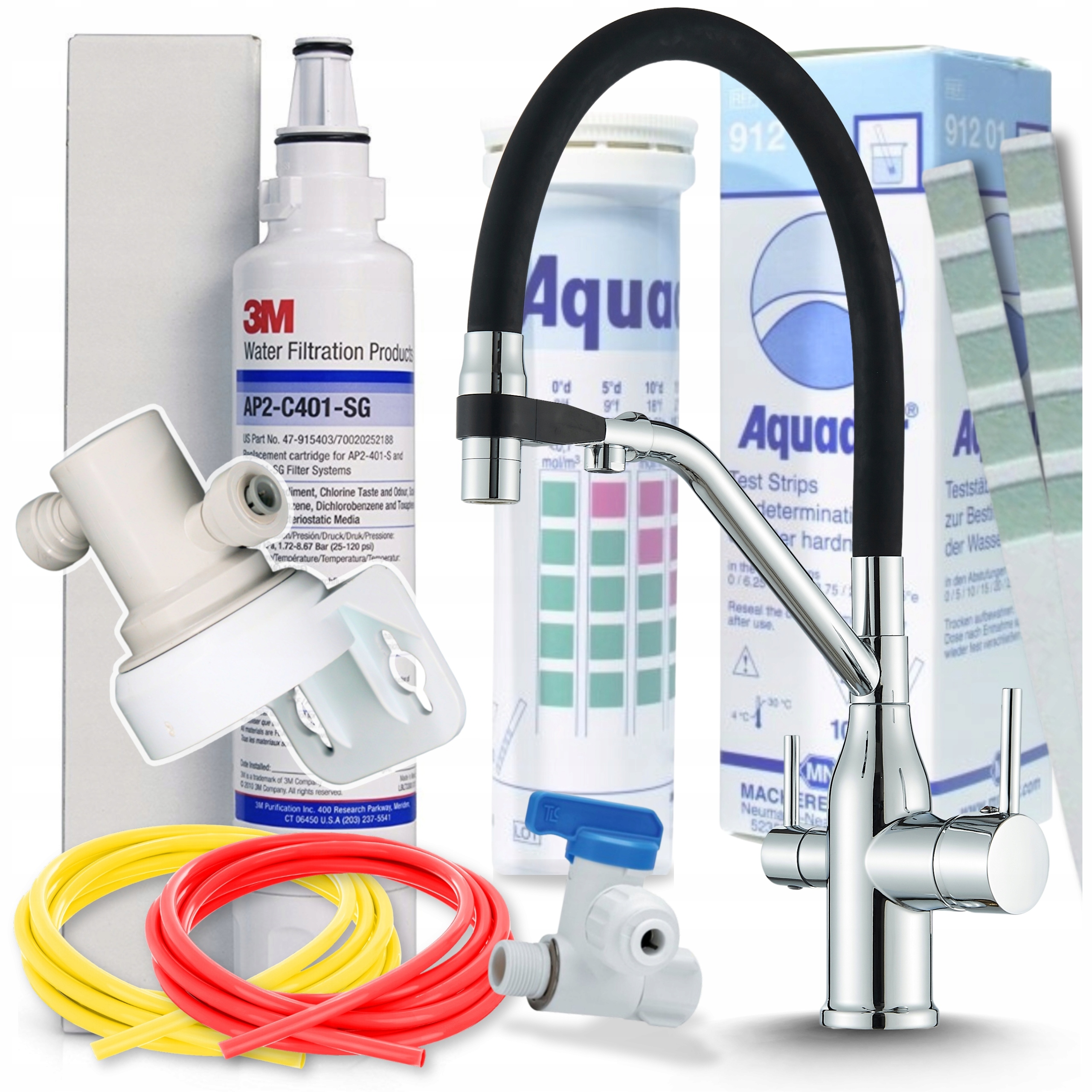 Systém filtrování vody Kuchyňský filtr s baterií Třícestný kohoutek do kuchyně