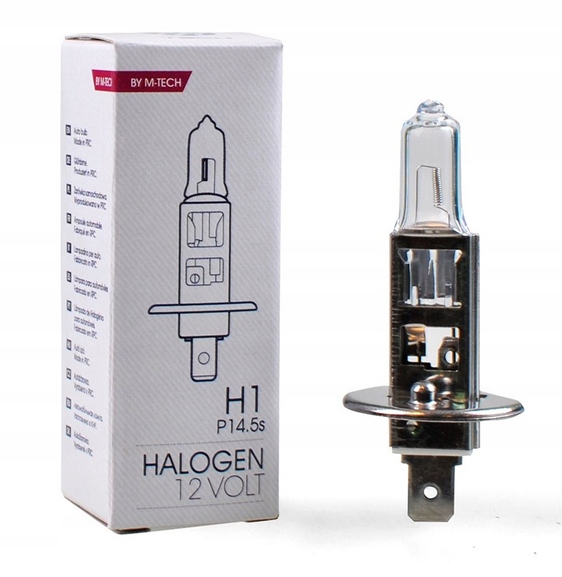 Żarówka halogenowa H1 Standard 12V 55W P14.5s M-tech 1szt.