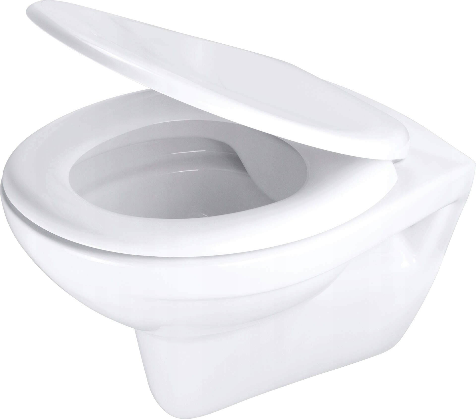 Deante Wc miska s bezprírubovou doskou Boro biela CMOD6SPW