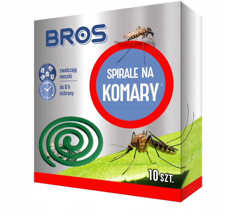 

Spirale Na Komary i Meszki 10szt. 8h ochrony Bros