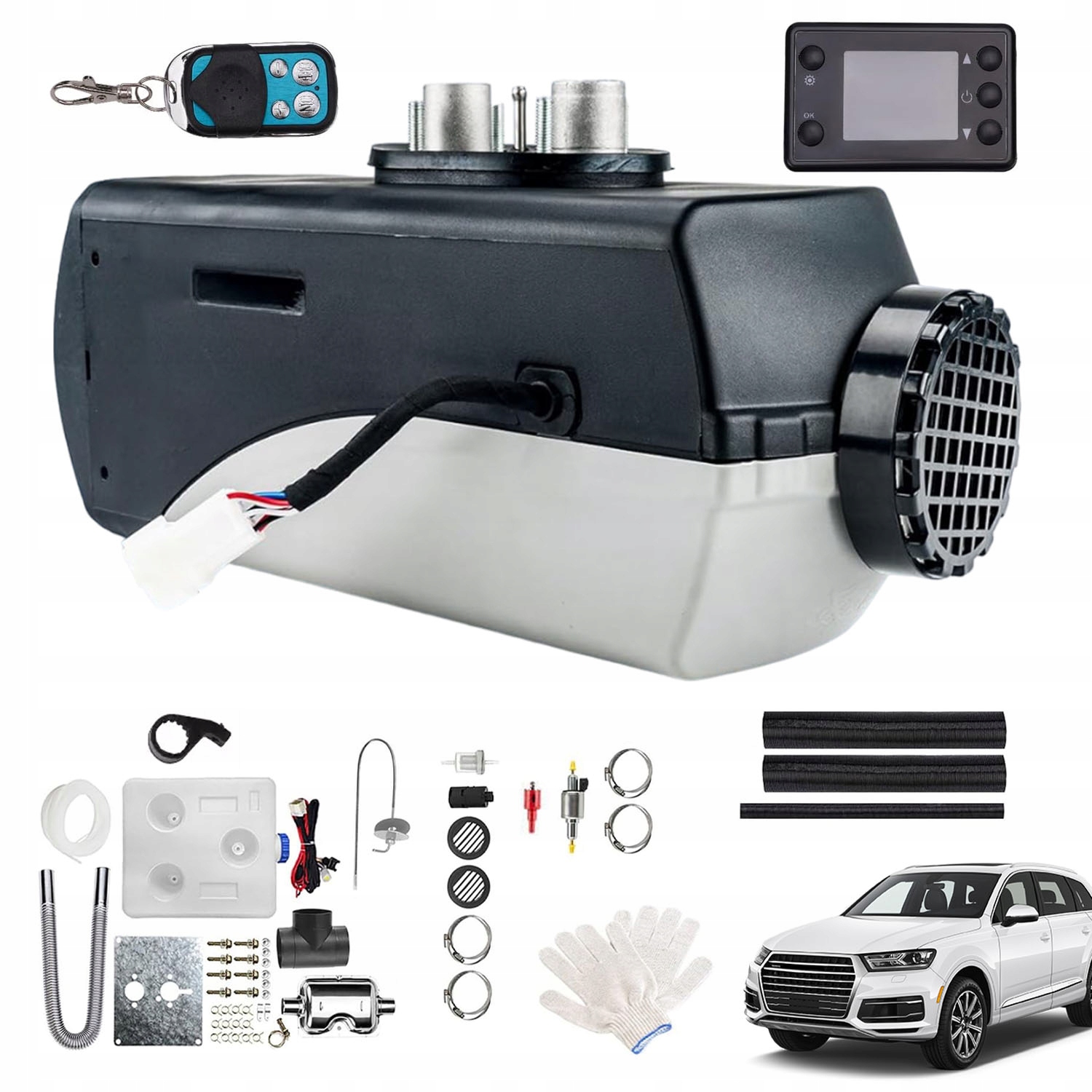 Olejový Ohřívač Diesel LCD 8KW 12V Topení Vzduchu Do Auta