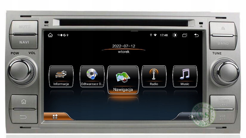 VS7021 - V & S IPS Sharp навигация Ford Kuga, S Max,