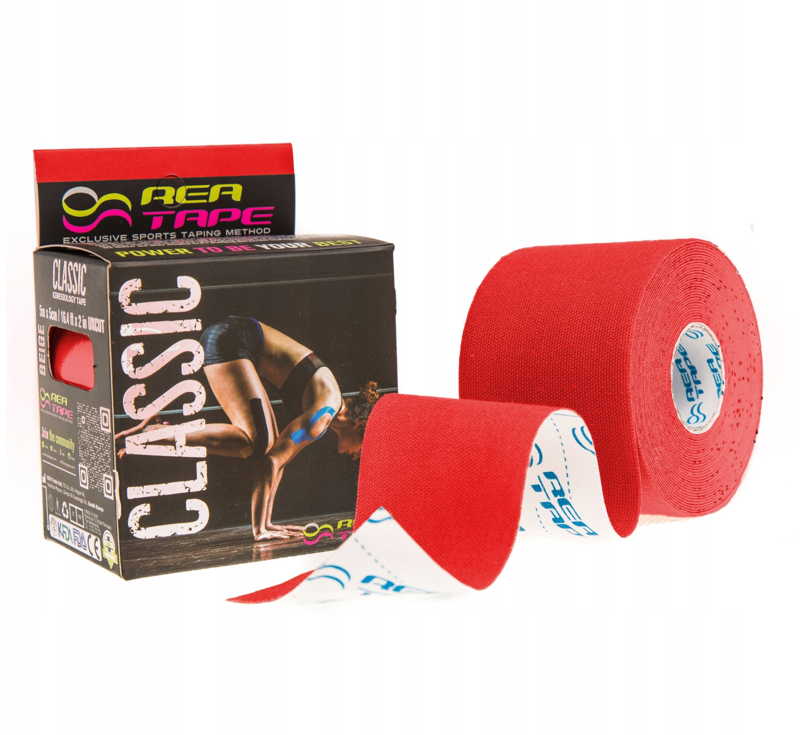 

Rea Tape kinesiology Plastry Tejpy Taśma sport