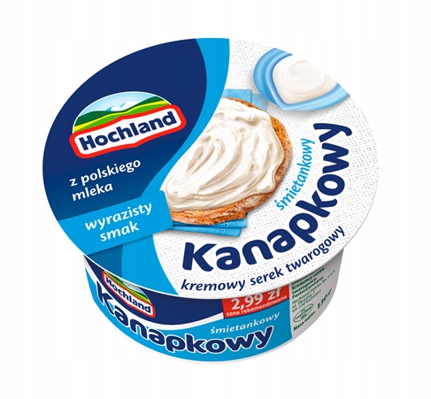 Levně Hochland krémový smetanový sendvičový sýr 8 x 130 g