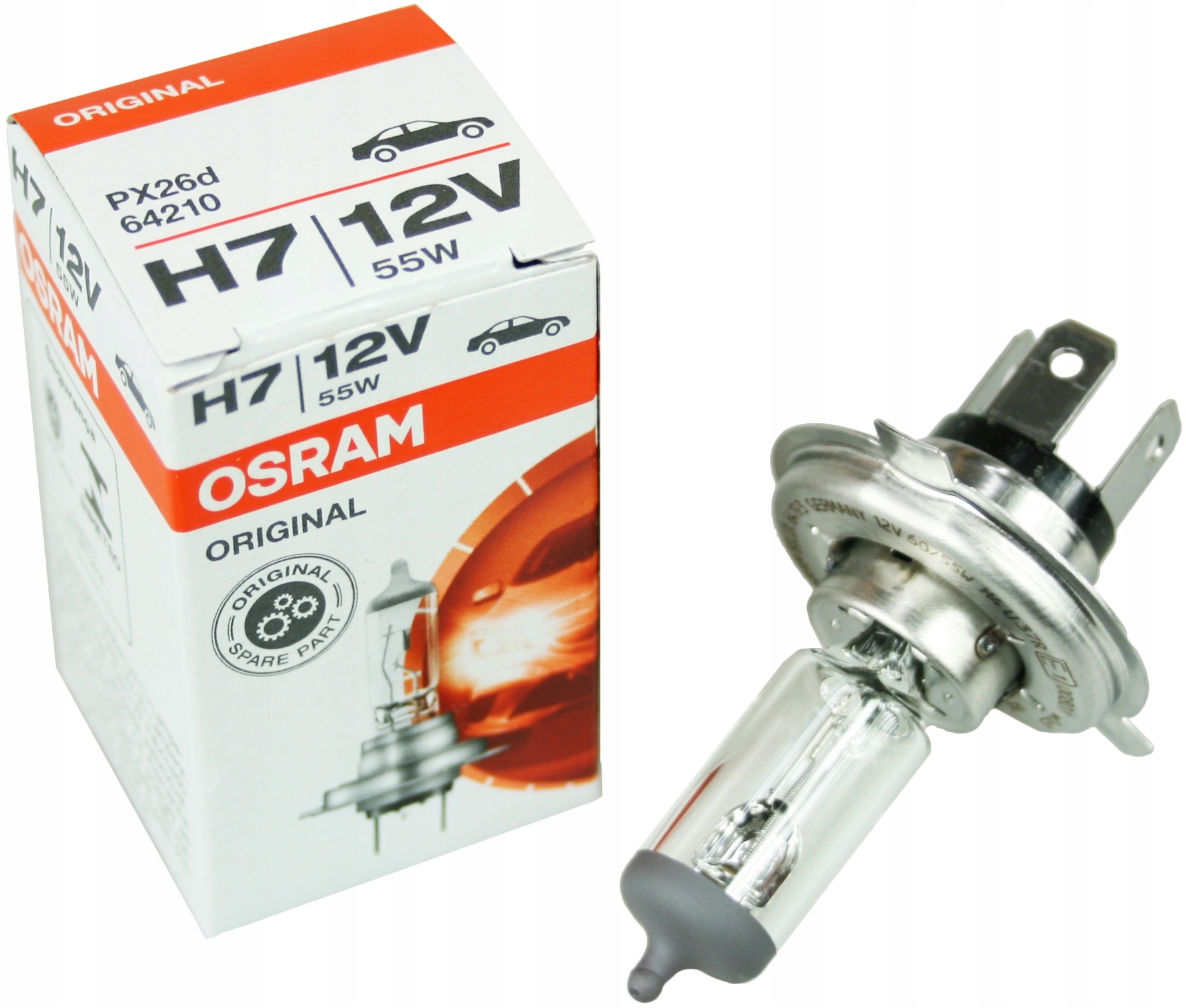 

Żarówka H7 55W 12V PX26d Osram Original