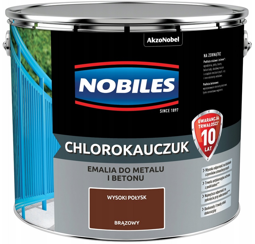Chlorokaučuk 10L Hnědý Nobiles