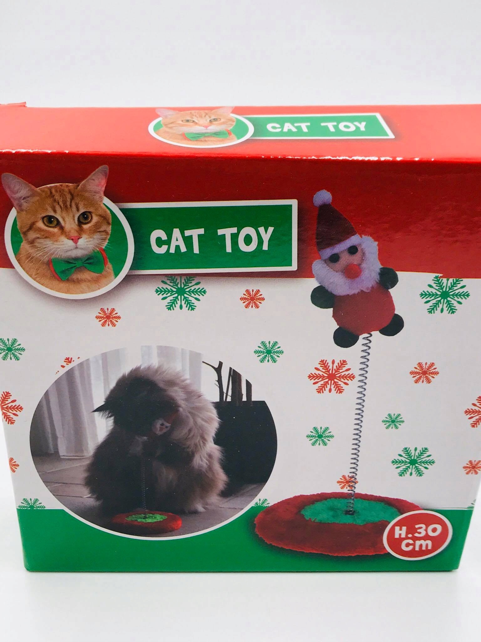 

Kot Cat zabawa Kota zabawka Mikołaj na sprężynie