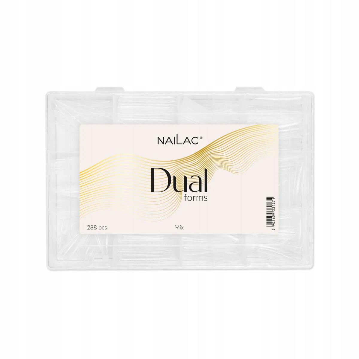 Górne formy do żelu i akrylożelu Dual Forms Mix NaiLac