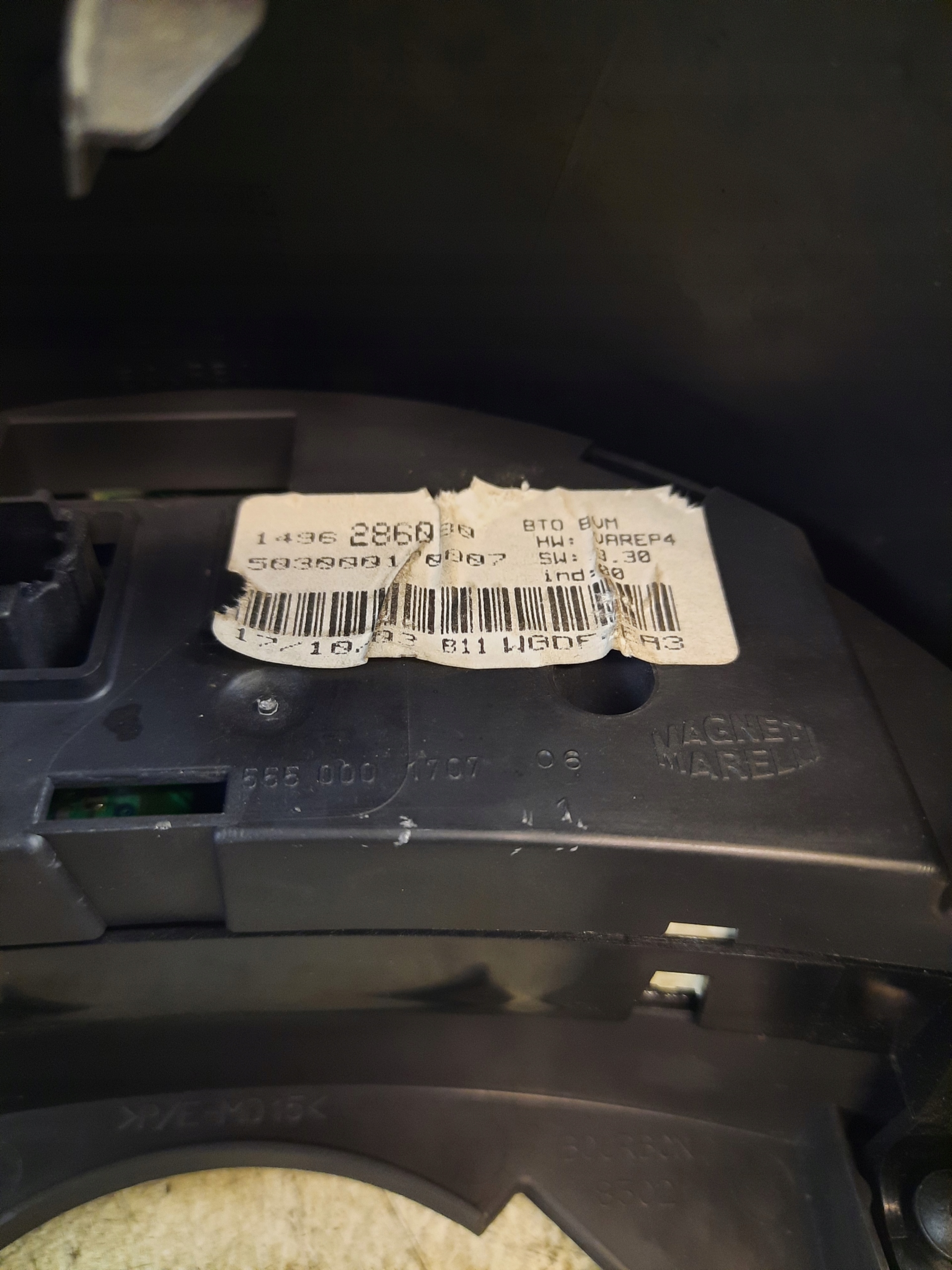 Citroen C8 Kombiinstrument 5550001707