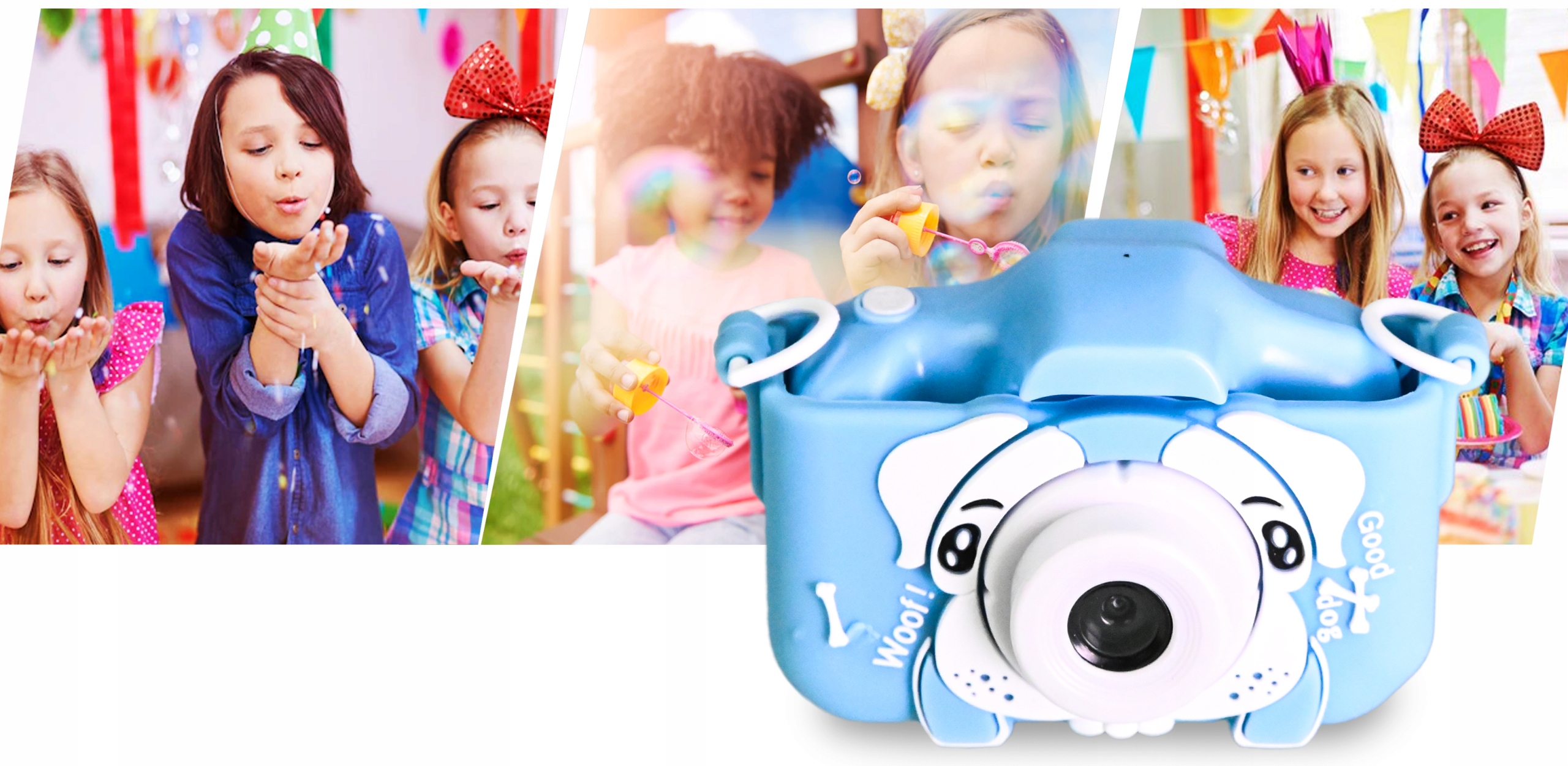 APARAT DZIECIĘCY CYFROWY FOTOGRAFICZNY PIESEK KAMERA GRY SAMOWYZWALACZ XXXL Waga produktu z opakowaniem jednostkowym 1 kg