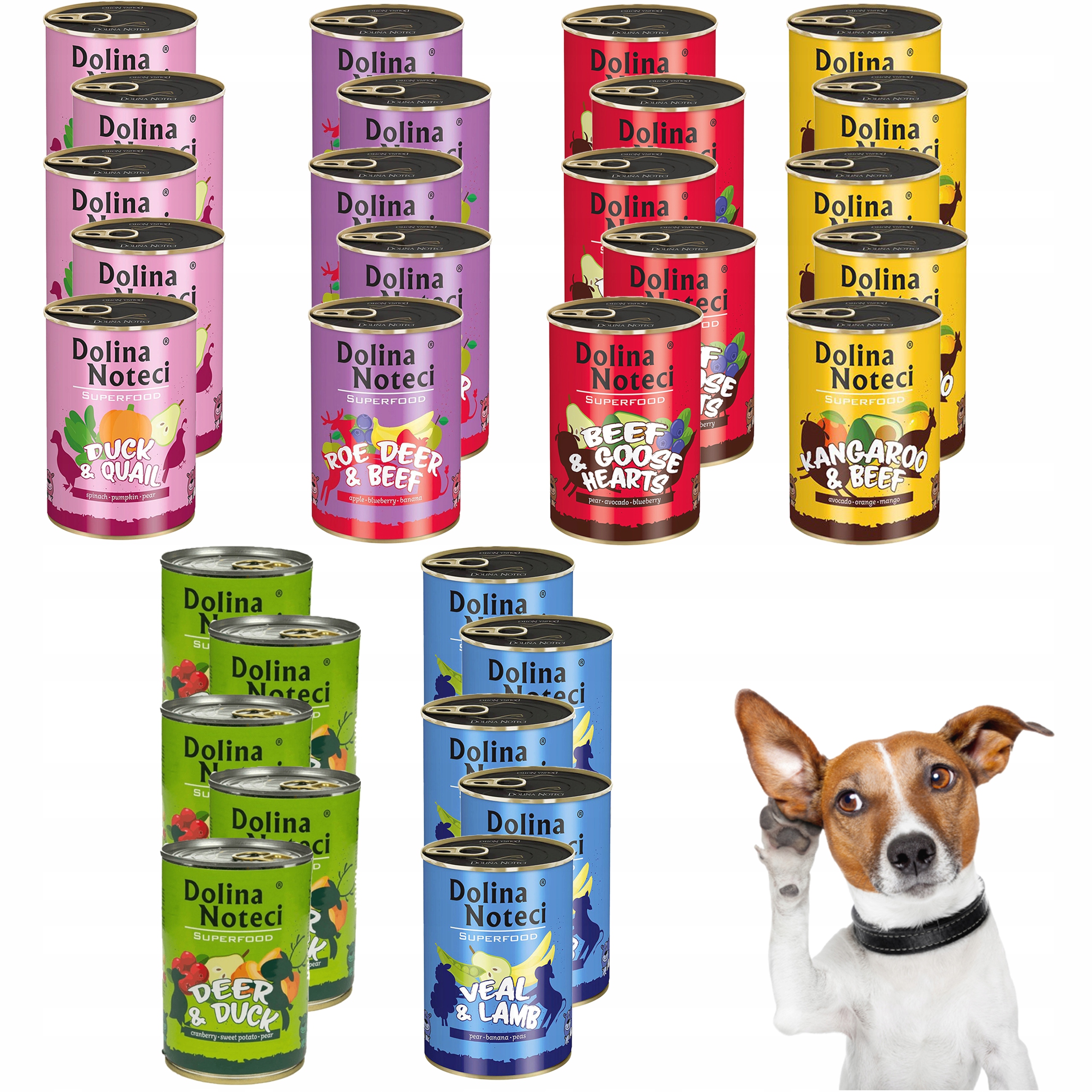 Dolina Noteci Superfood Karma dla psa MIX 30x 400g