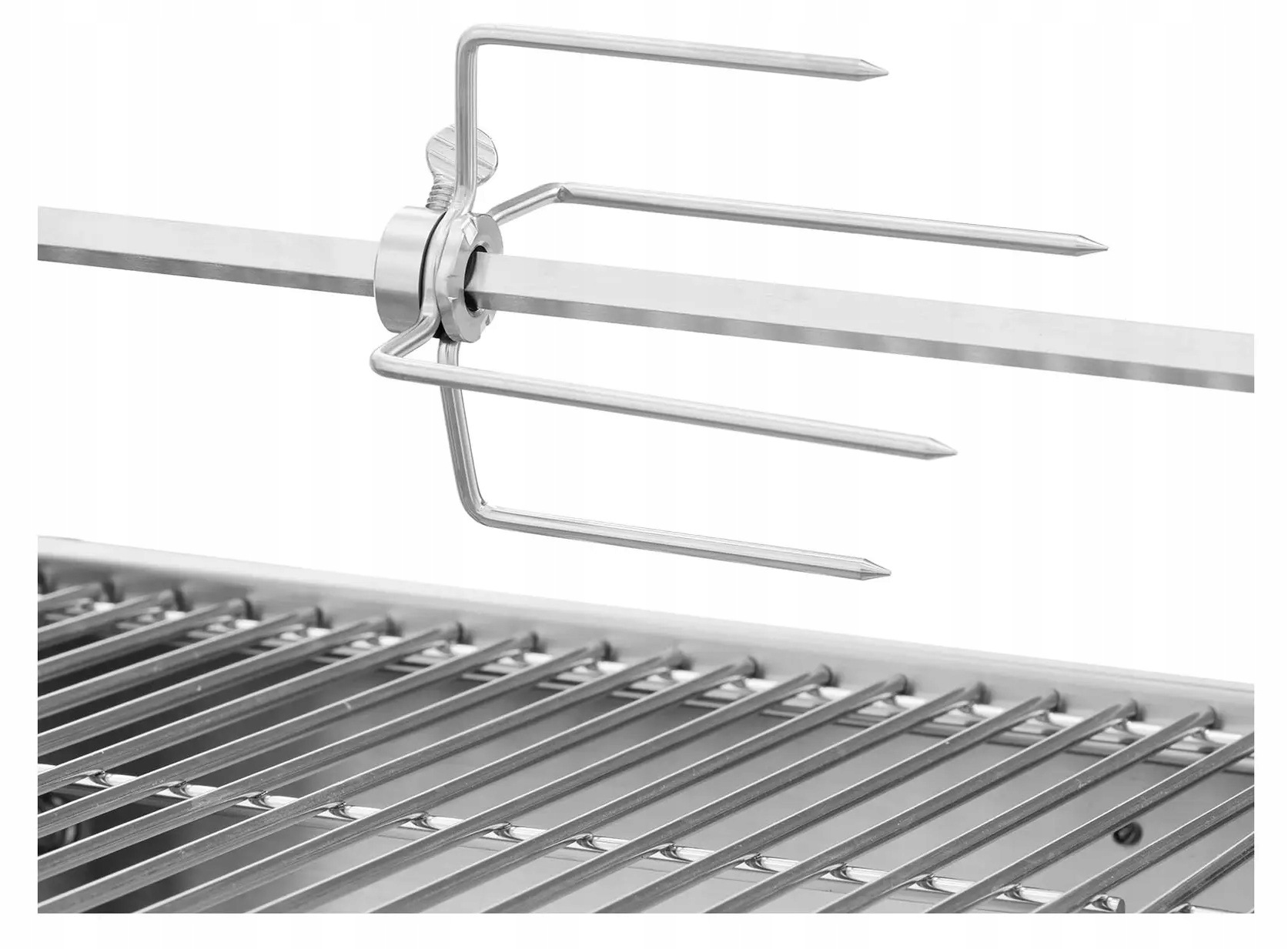 Grill węglowy z rożnem ruszt 61x32 cm Royal Catering RCSG-70PB 10012928