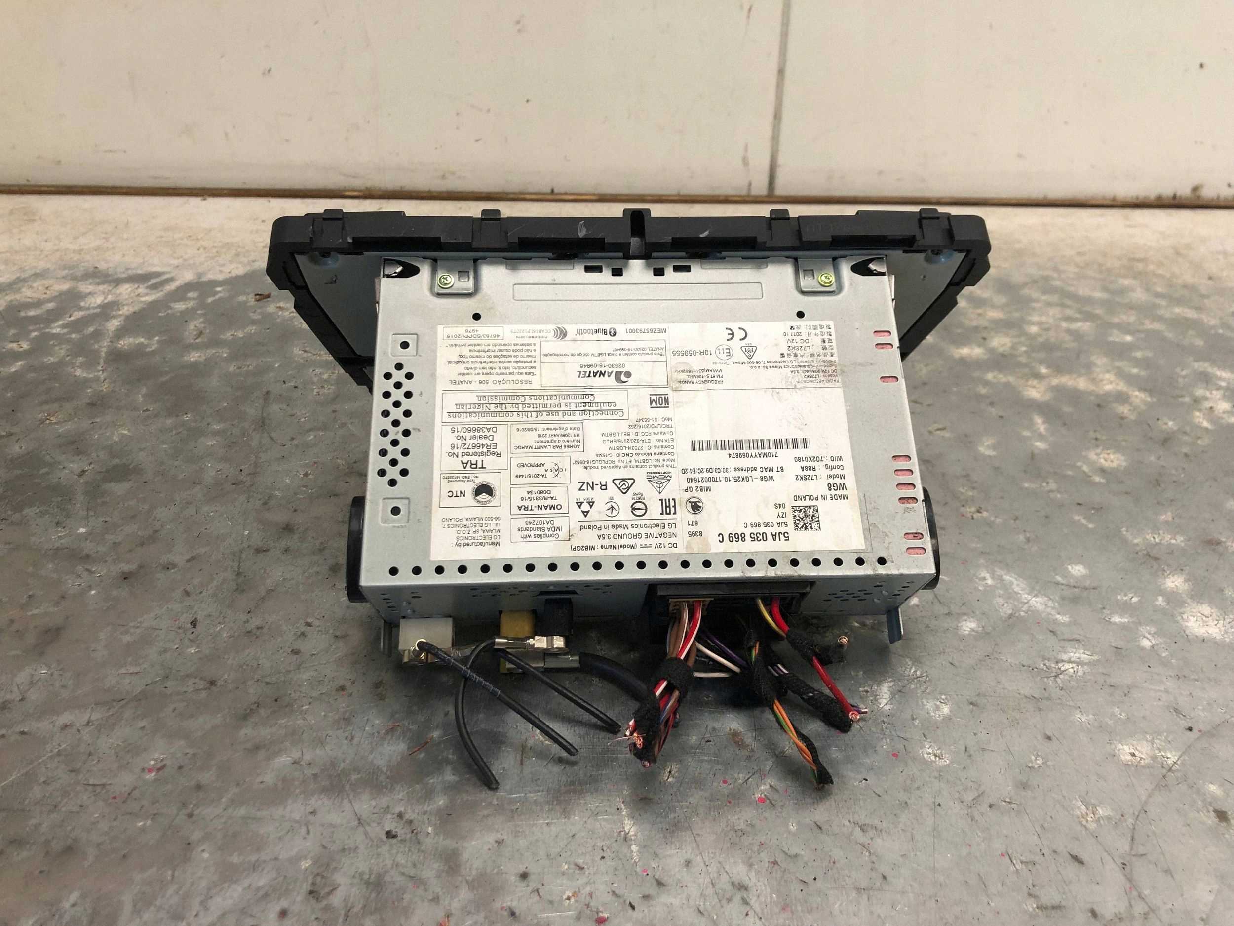 RADIO MIB2GP SKODA RAPID SPACEBACK 5JA035869C
