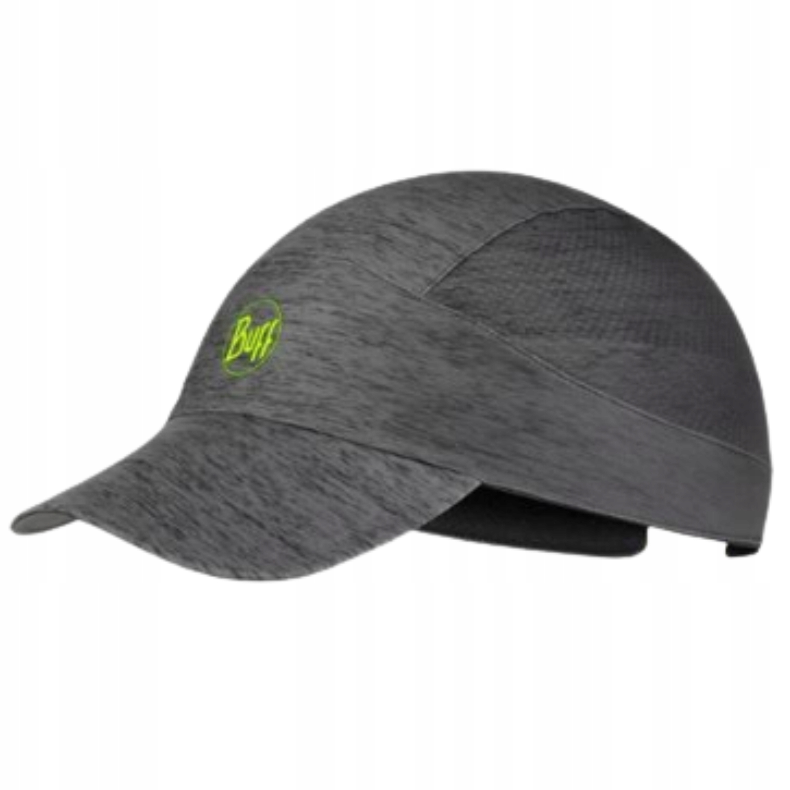 Czapka z Daszkiem Sportowa do Biegania Buff Pack Run Cap Szara Biegowa L/XL