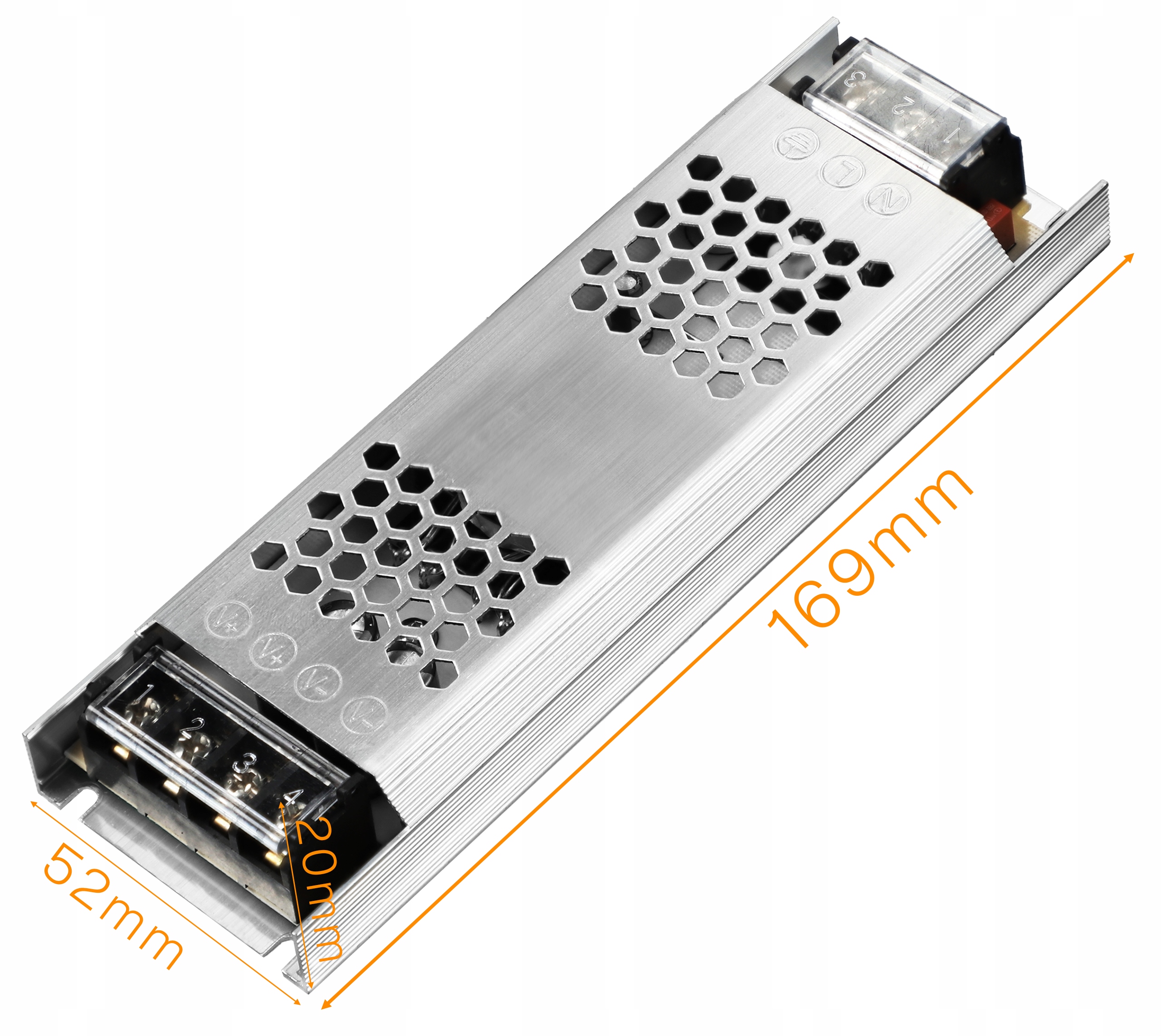 Zasilacz LED 12V 100W Montażowy Modułowy do taśm MONO RGB Transformator Stan opakowania oryginalne