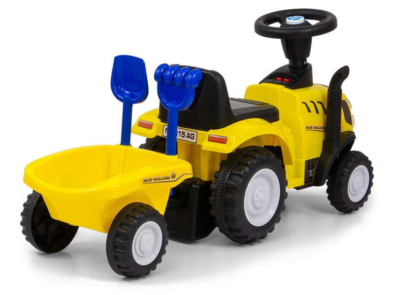 Jeździk Milly Mally New Holland T7 Traktor Żółty
