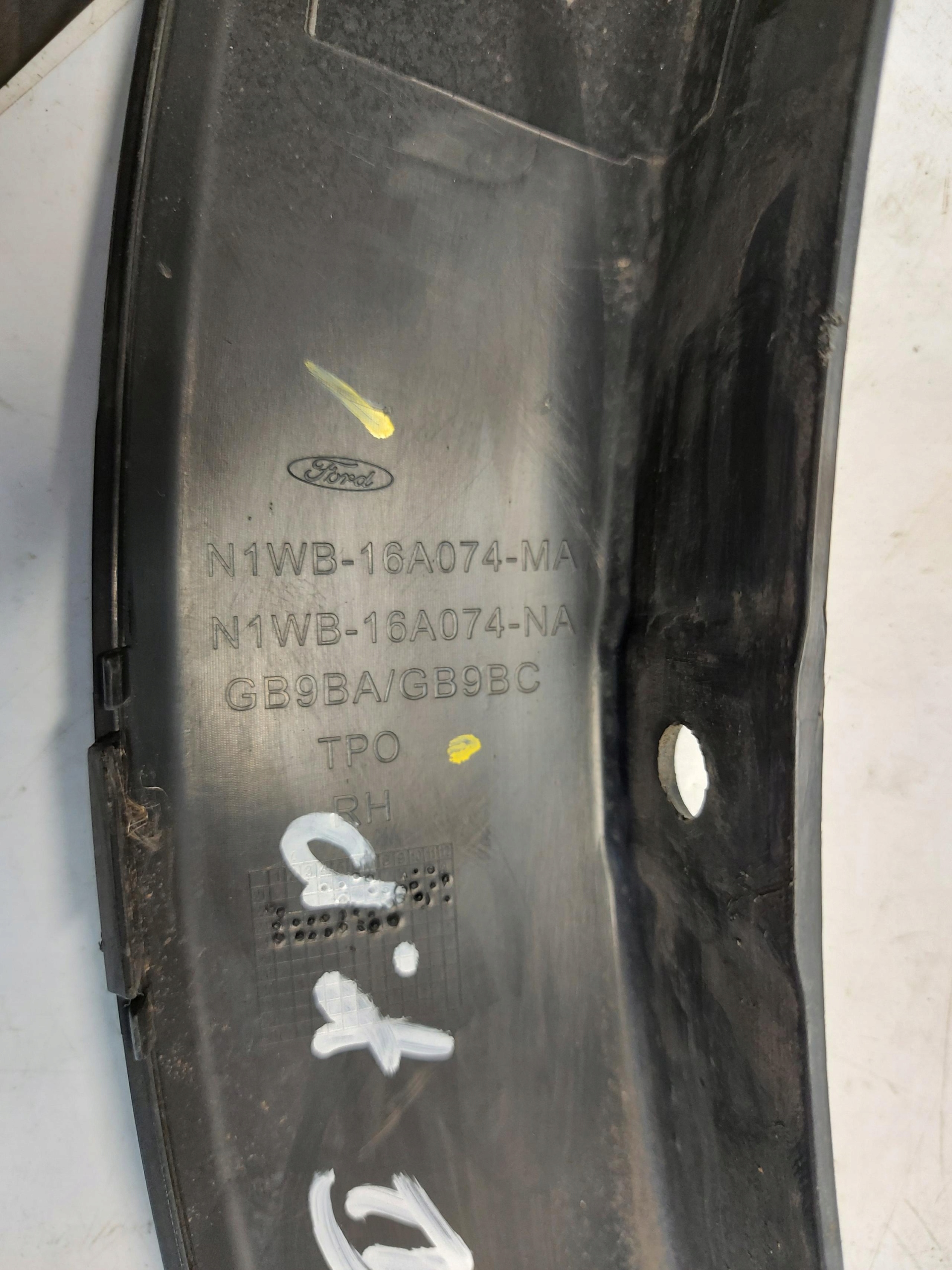 Ford Ranger VI 6 moulding cap right front