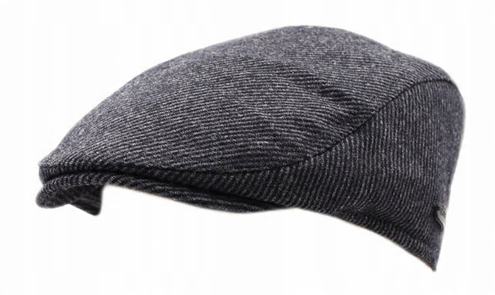 

Popielaty Kaszkiet w Paski Pako Jeans