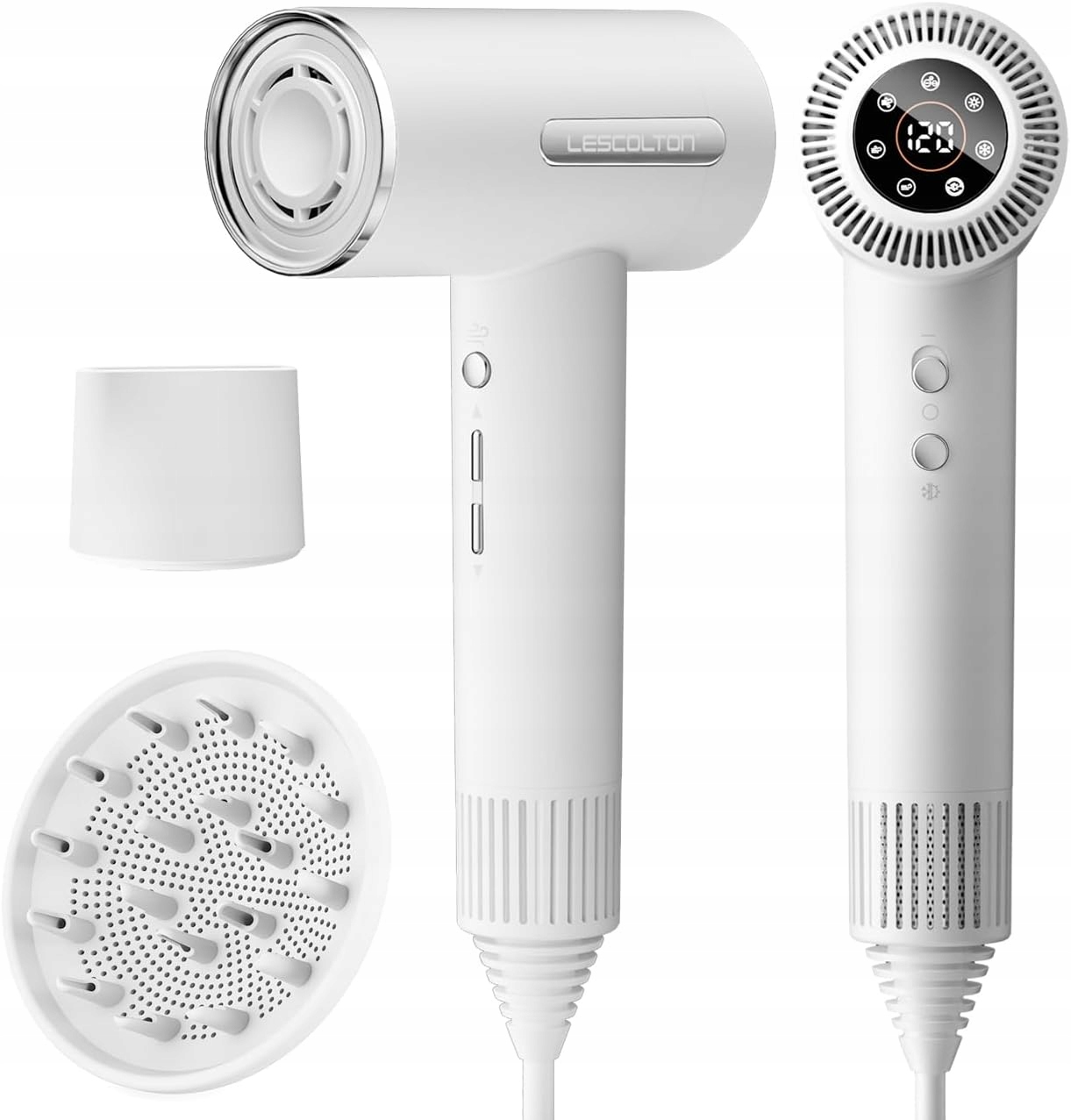 Lescolton Rychleschnoucí vysoušeč vlasů s Led displejem