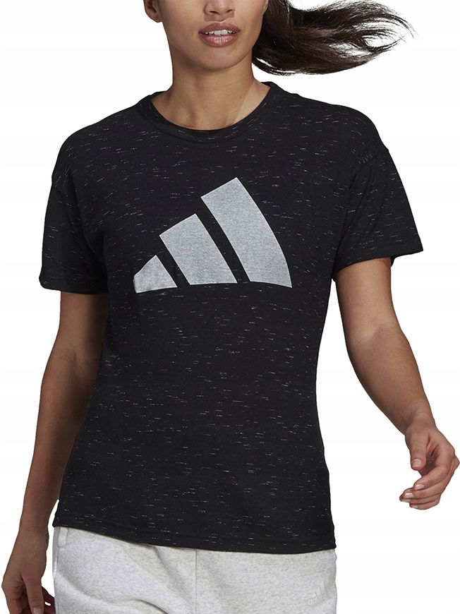 

Czarna Koszulka Damska Sportowa T-shirt Adidas