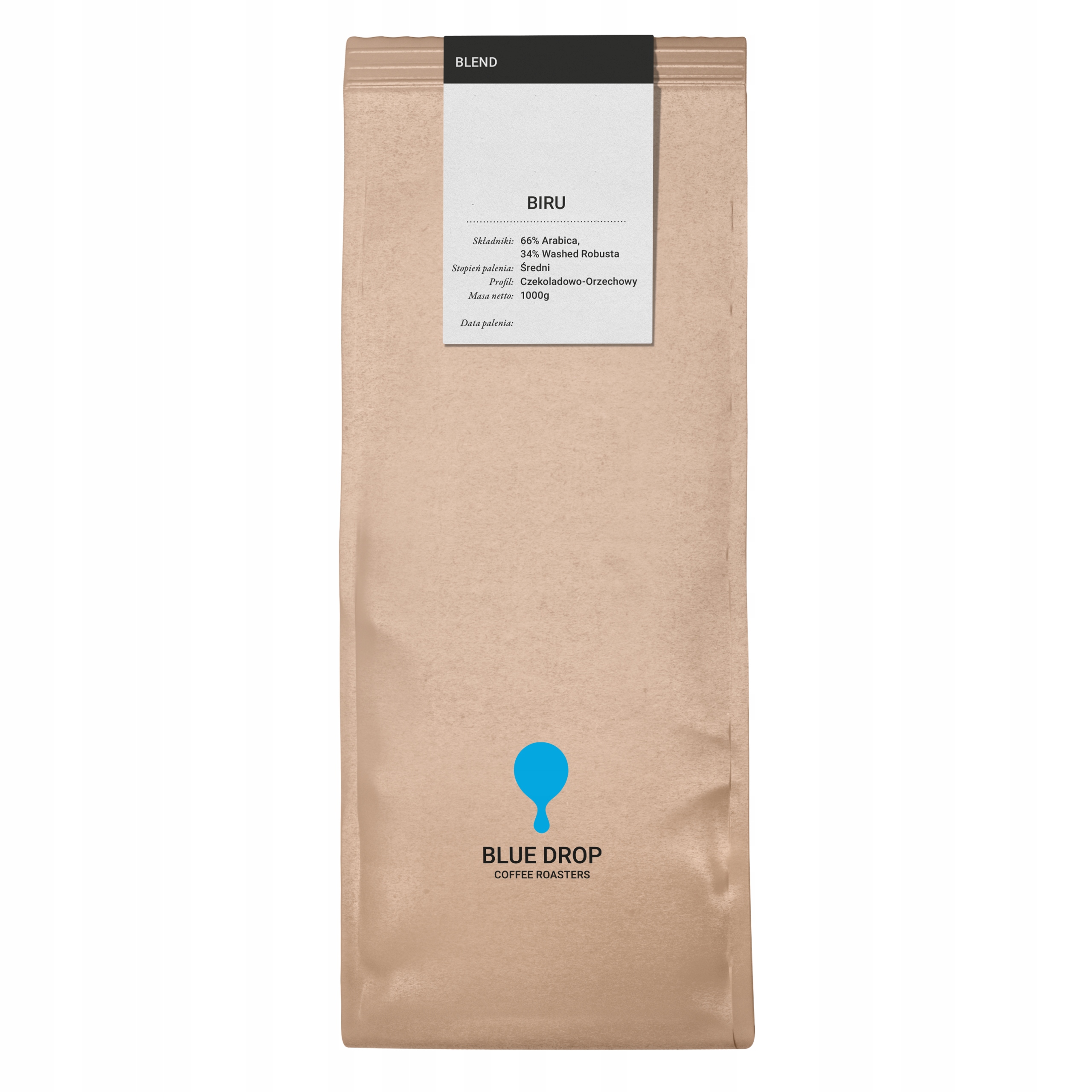 Biru Káva zrnková, čerstvě pražená, 1 kg Káva do kávovaru Arabica Robusta