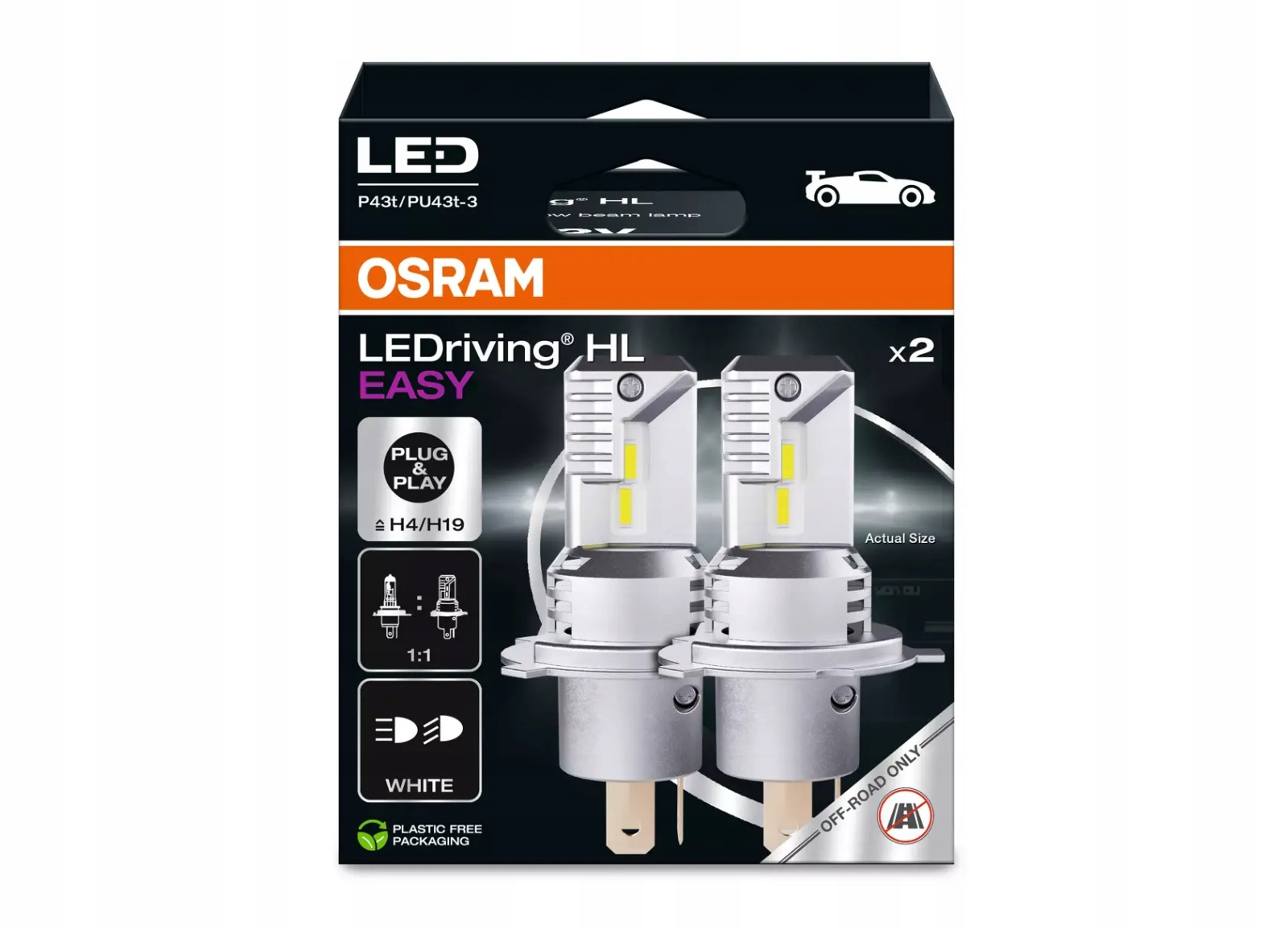 Osram LEDriving Hl Easy Led autožiarovky H4