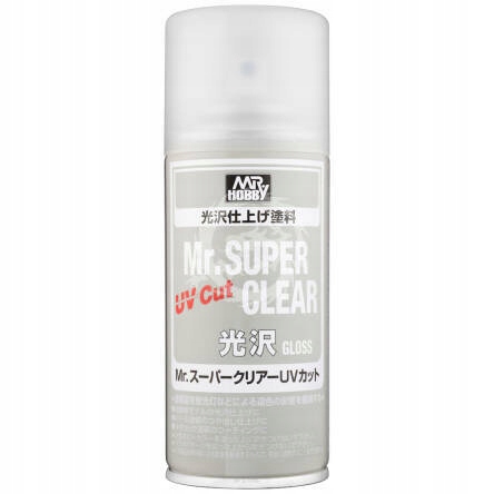 Lak bezbarvý lesk Mr.Super Clear Uv Cut Gloss Mr.Hobby -Gunze B-522