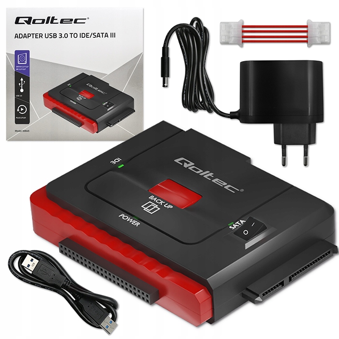 Адаптер IDE / SATA Qoltec 50645