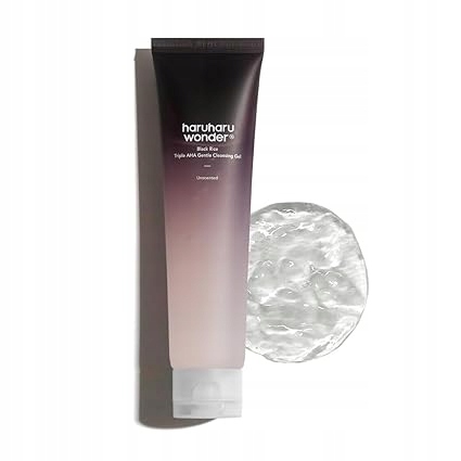 Haruharu Black Rice Triple Aha Jemný čisticí gel gel