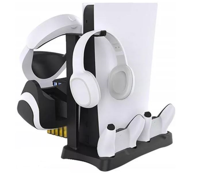 Podstawka z Chłodzeniem Na 20 Gier Uchwyt Na Gogle Vr Ładowanie Padów PS5