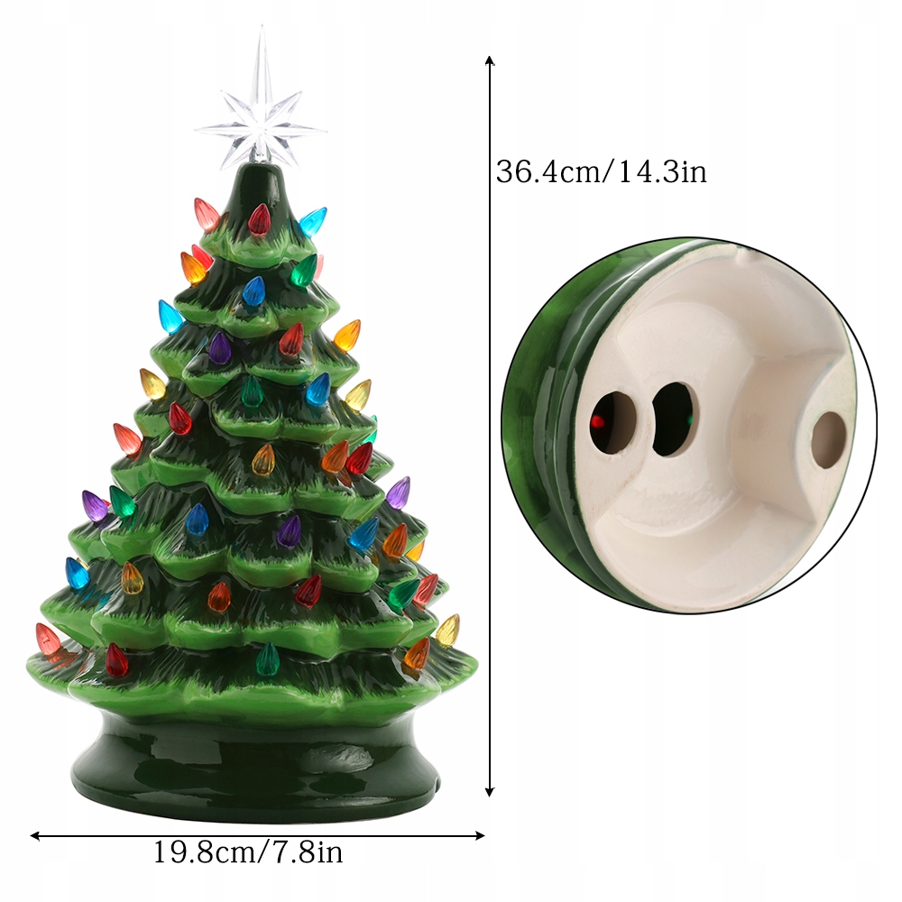 CERAMICZNA CHOINKA NA STOŁOWA WYKWINTNE PREZENTY Rodzaj figurka