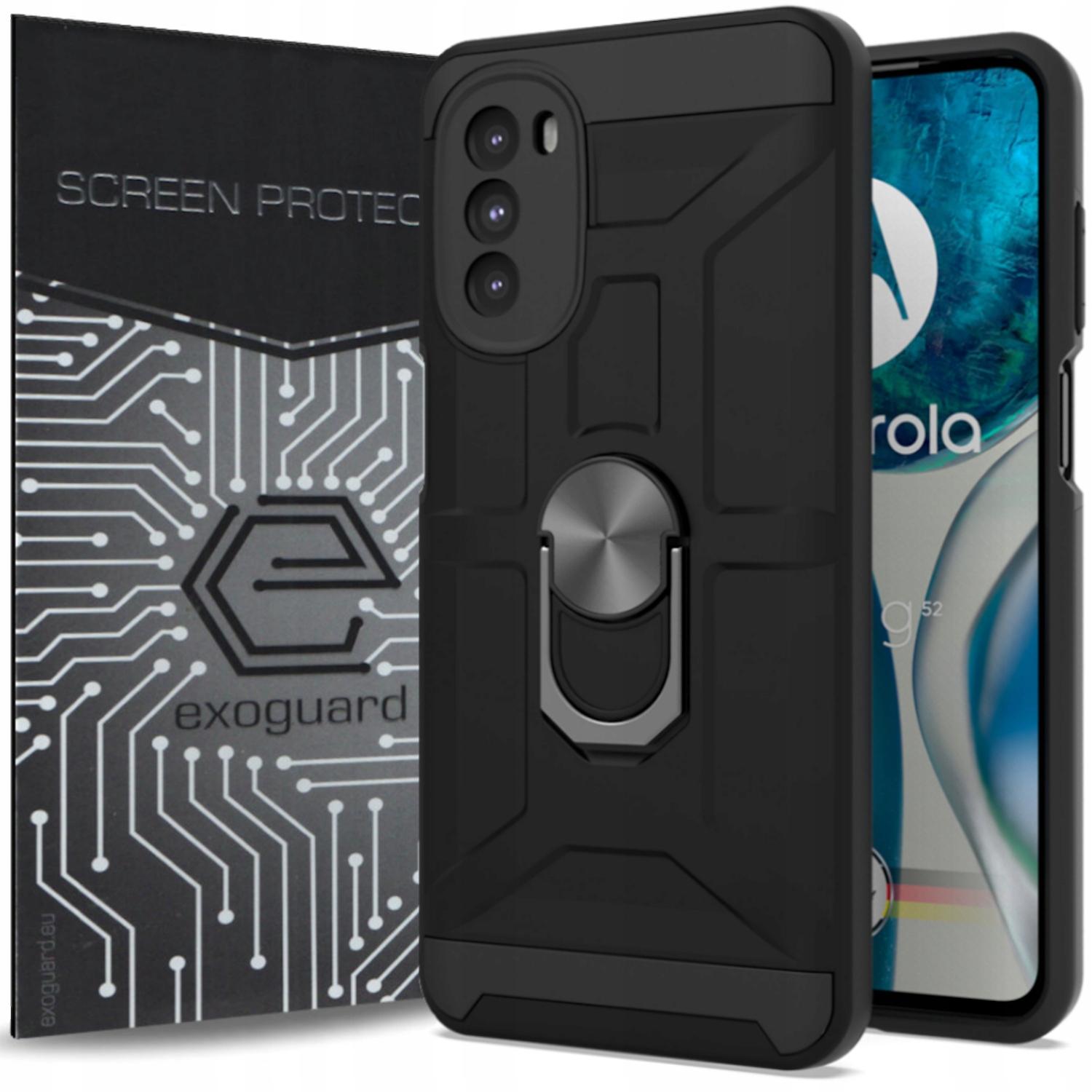 

Etui Pancerne+szkło do Motorola Moto G52 G82 5G