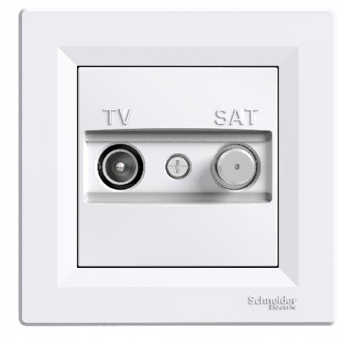 

Asfora Gniazdo Tv-sat końcowe białe EPH3400121
