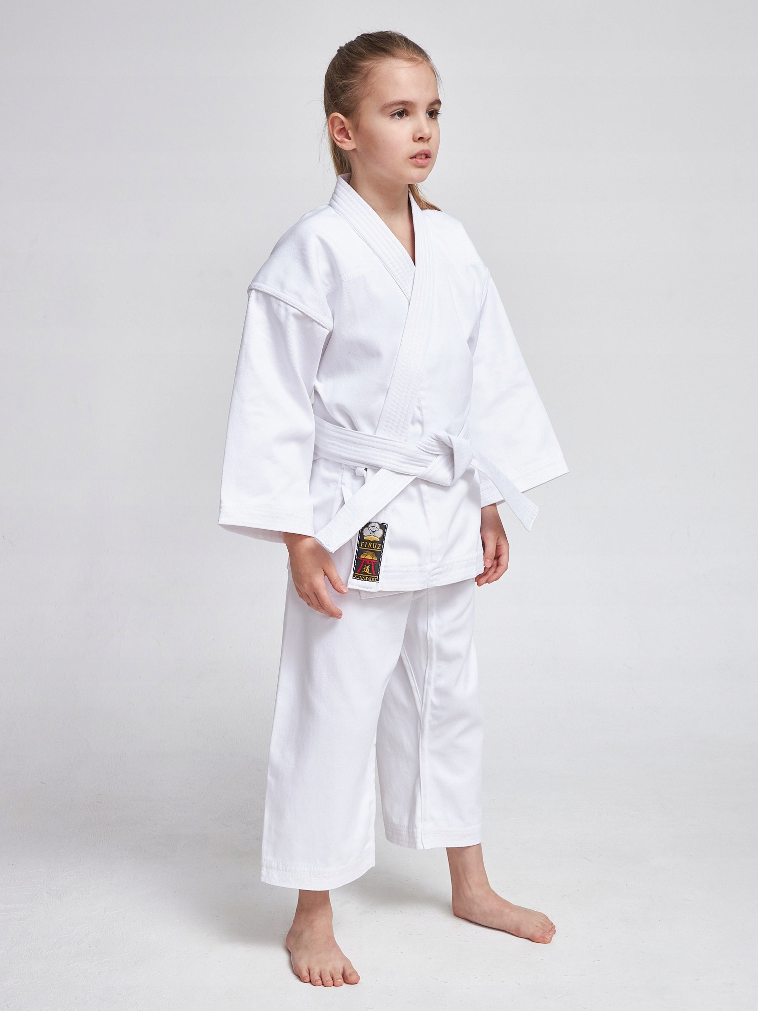 Firuz Kimono, Karate-Gi, 130, bílá, 100% Bavlna 270 g/m²