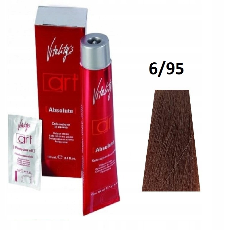 

Profesjonalna farba do włosów Vitalitys 6/95 6.95