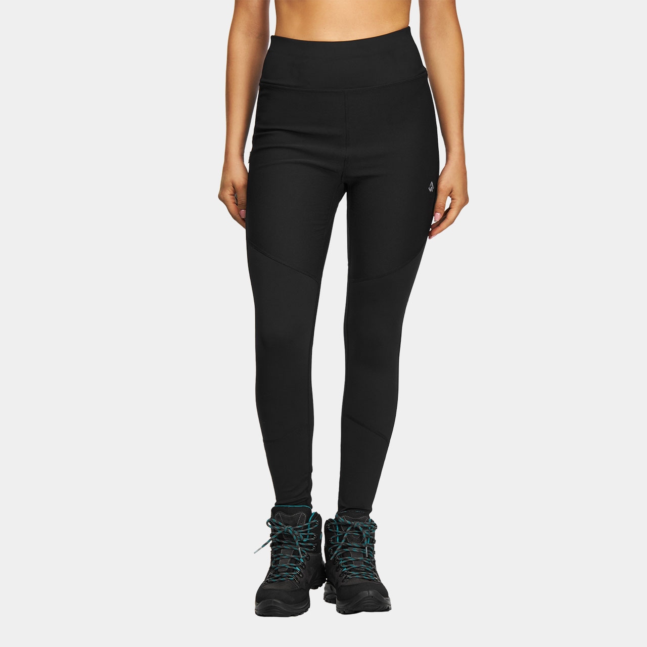 Legginsy trekkingowe damskie Alpinus Orta czarne odprowadzające wilgoć XL