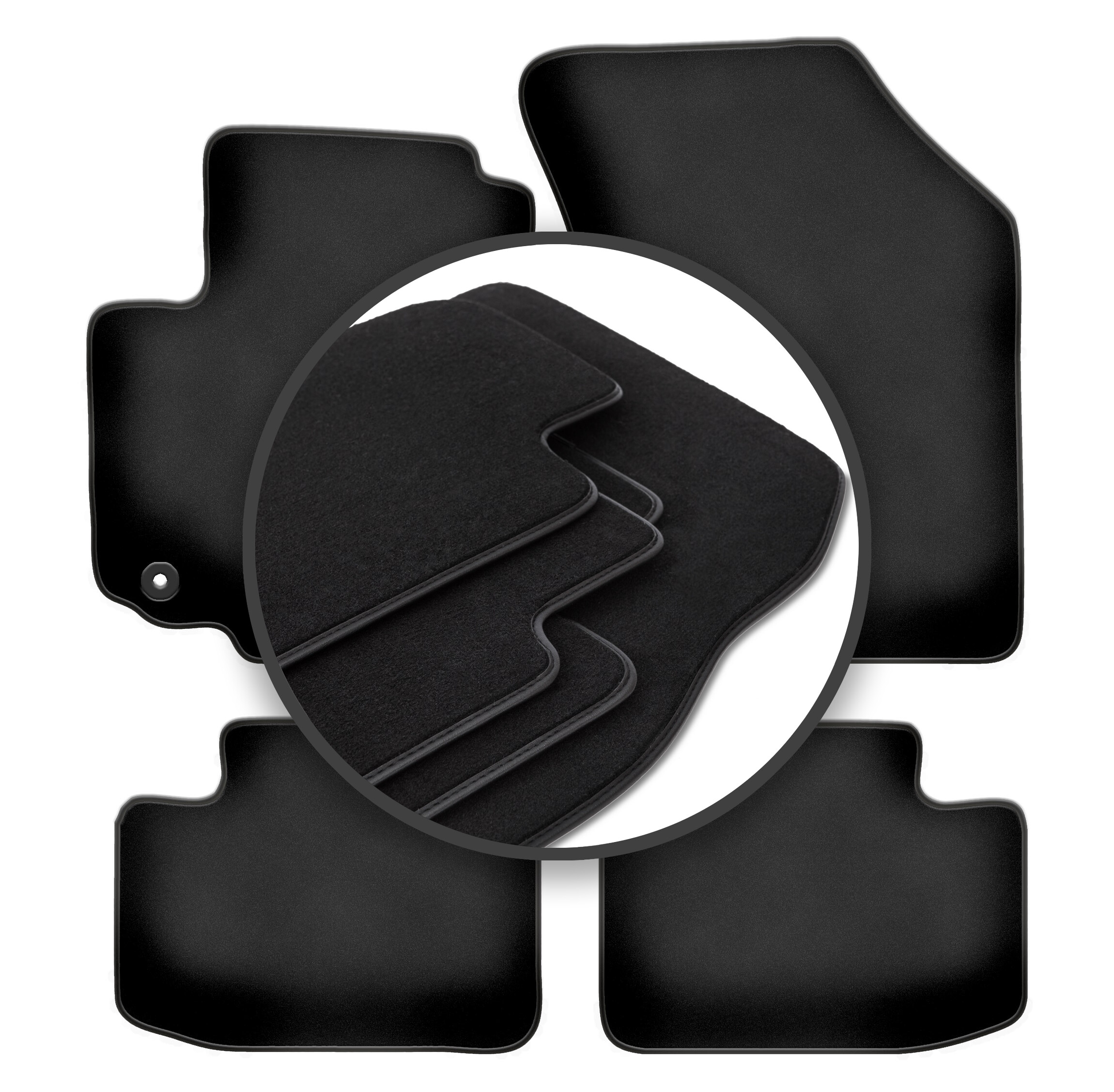 Velúrové koberčeky Premium 1 cm: Suzuki Swift IV hatchback 2005-2010