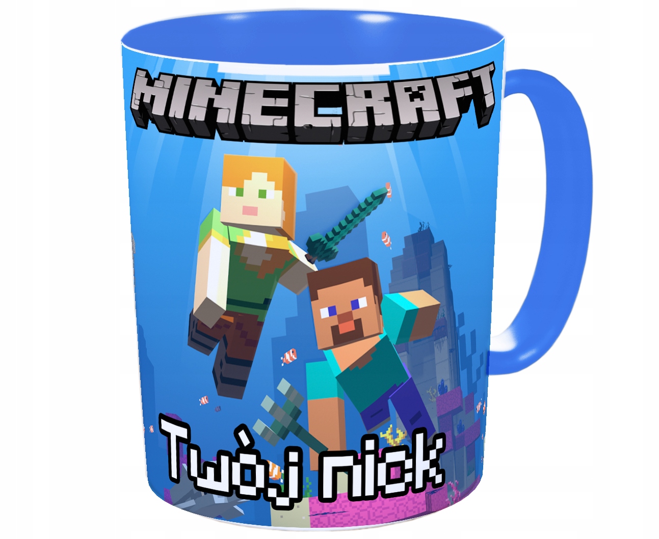 

Kolorowy Kubek Minecraft Tnt Z Twoim Imieniem