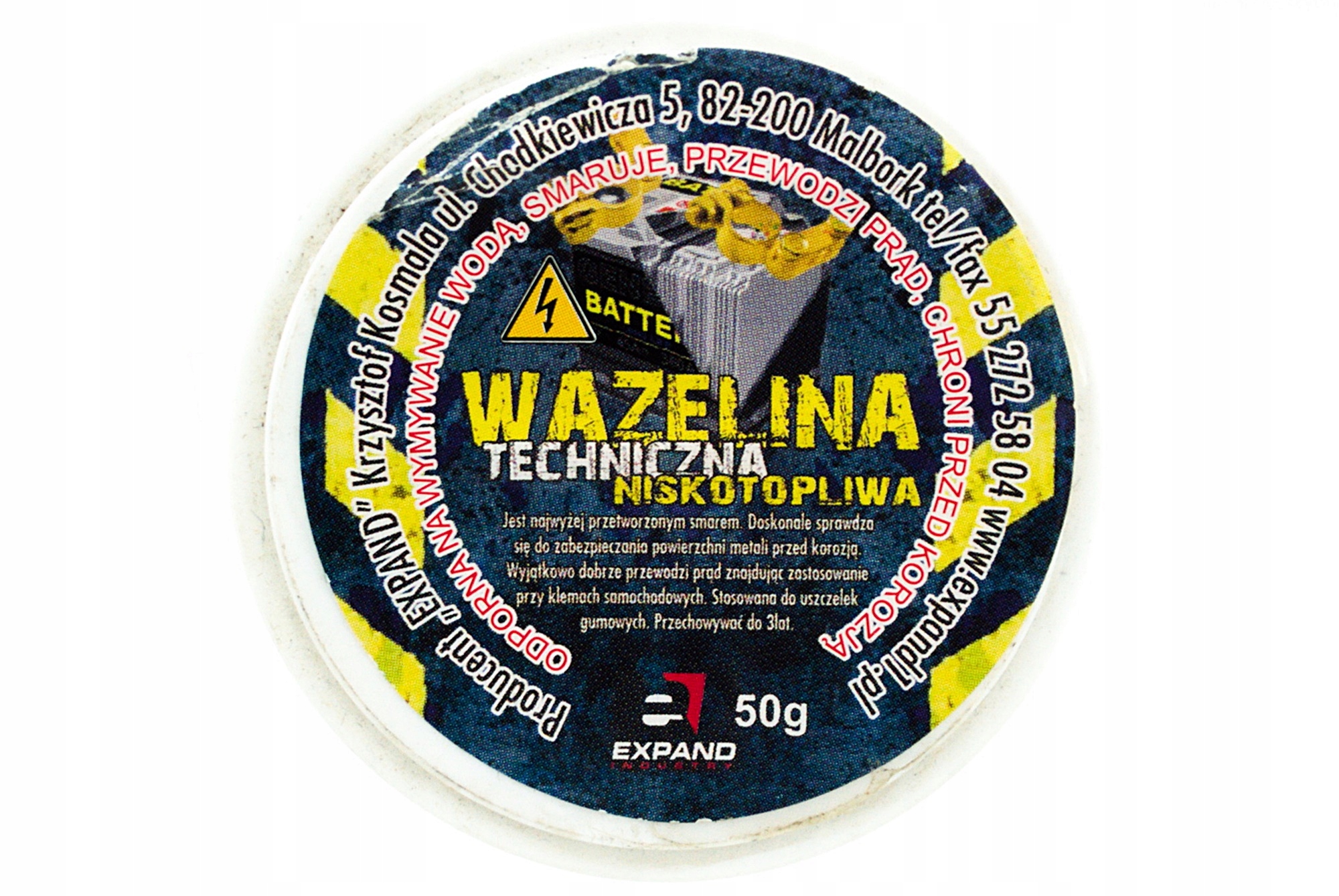 Expand Wazelina Techniczna Niskotopliwa pudełko 50