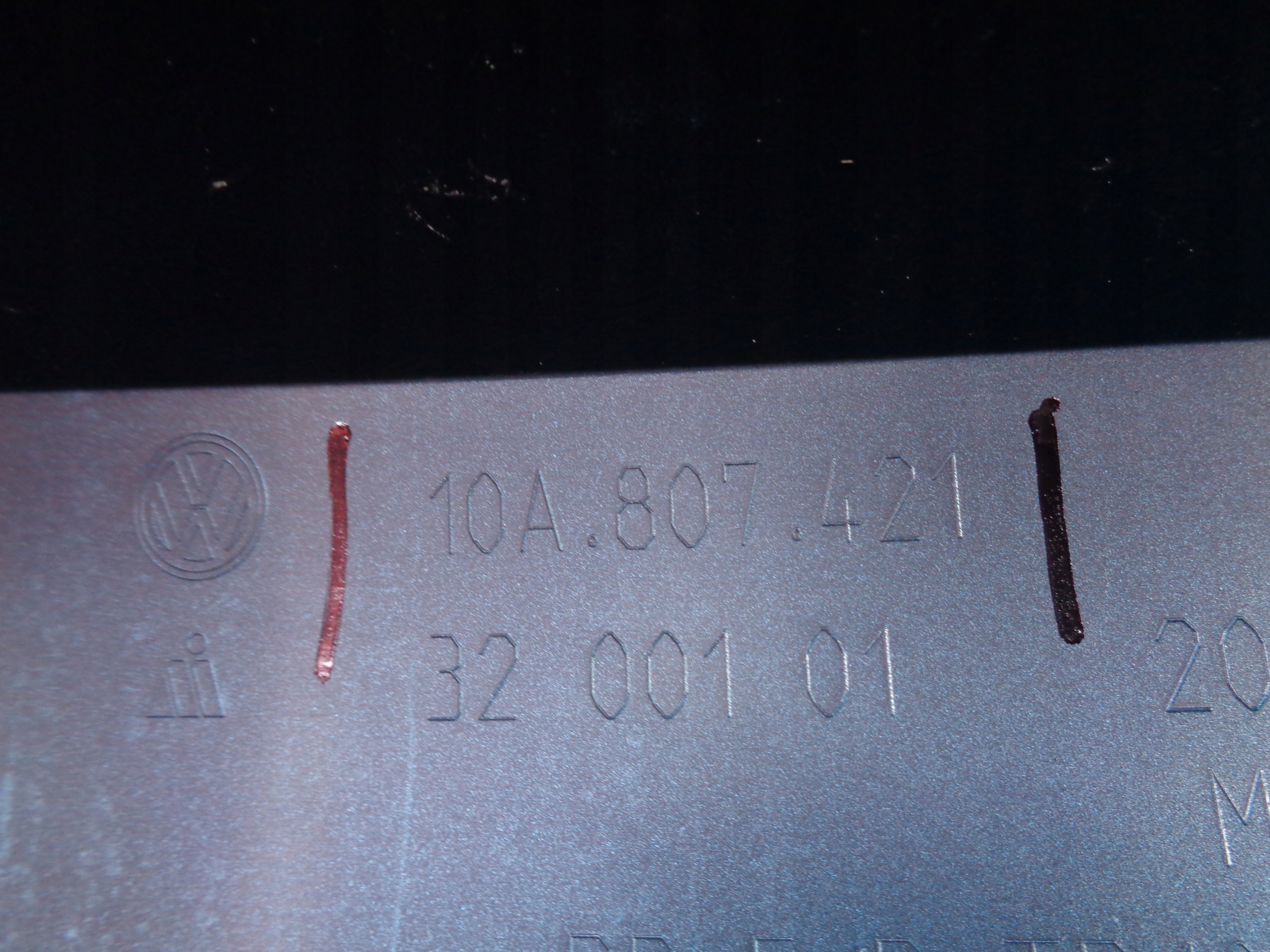 bumper rear VW ID3 10A 21- NR 32386