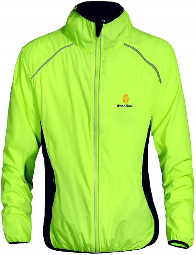 Wolfbike Kurtka rowerowa sportowa damska z odblaskami lekka r. S