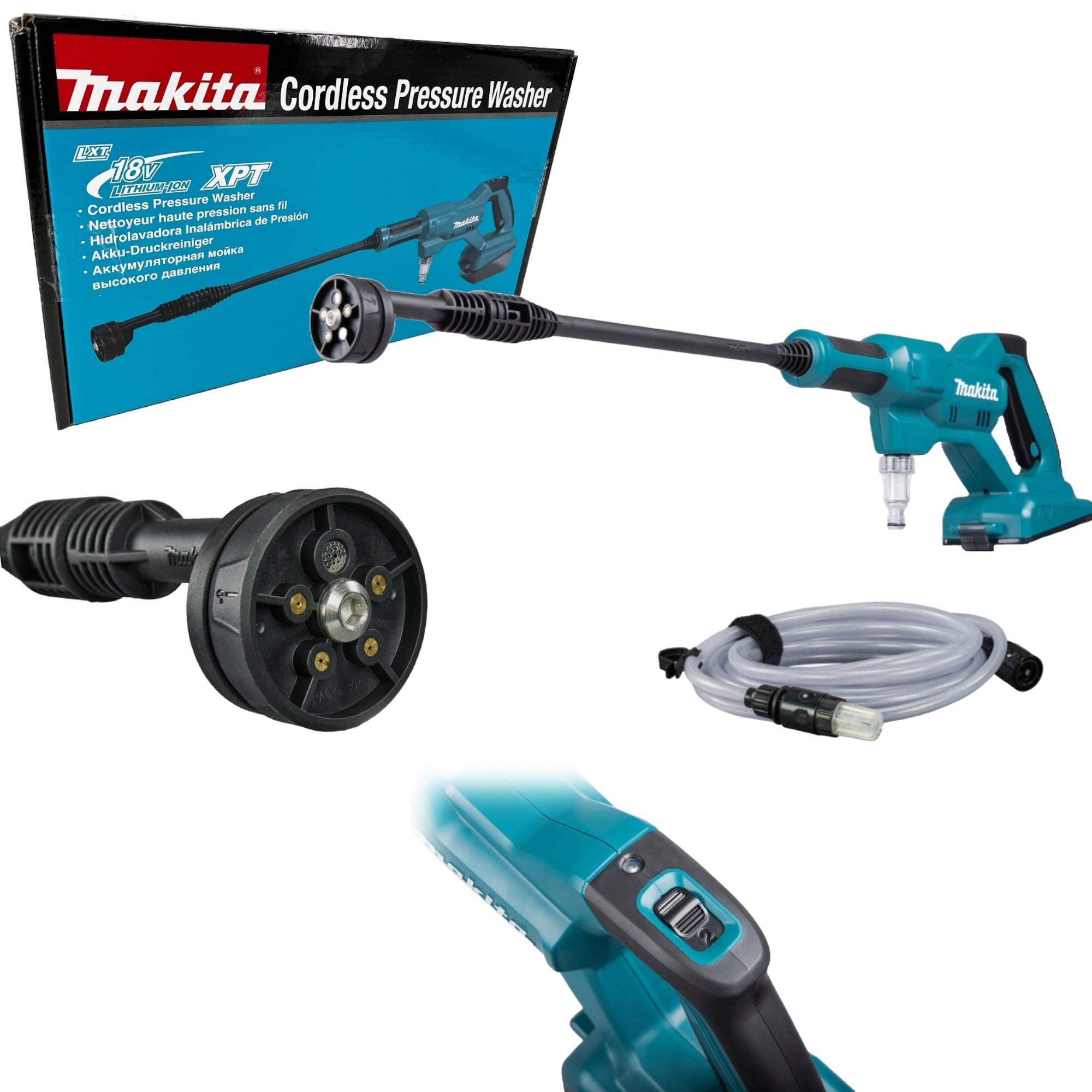 Makita Myjka Ciśnieniowa Akumulatorowa 18V Lxt DHW180Z Body 24 bar 2 tryby