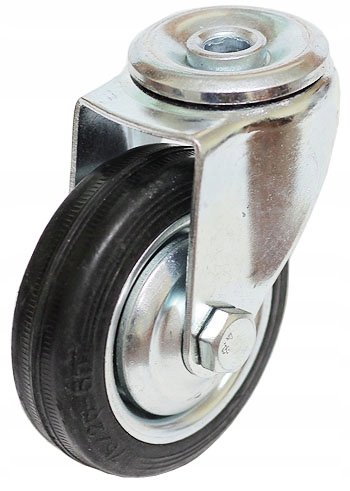 

Koło Obrotowe Skrętne Guma Kółko 125 mm Otwór 12,5