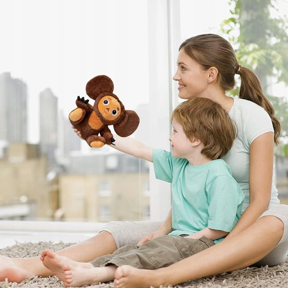 Małpka Małpa Maskotka Pluszak MIŚ MISIEK ZABAWKA Cheburashka ЧЕБУРАШКА 28CM Nazwa CHEBURASHKA