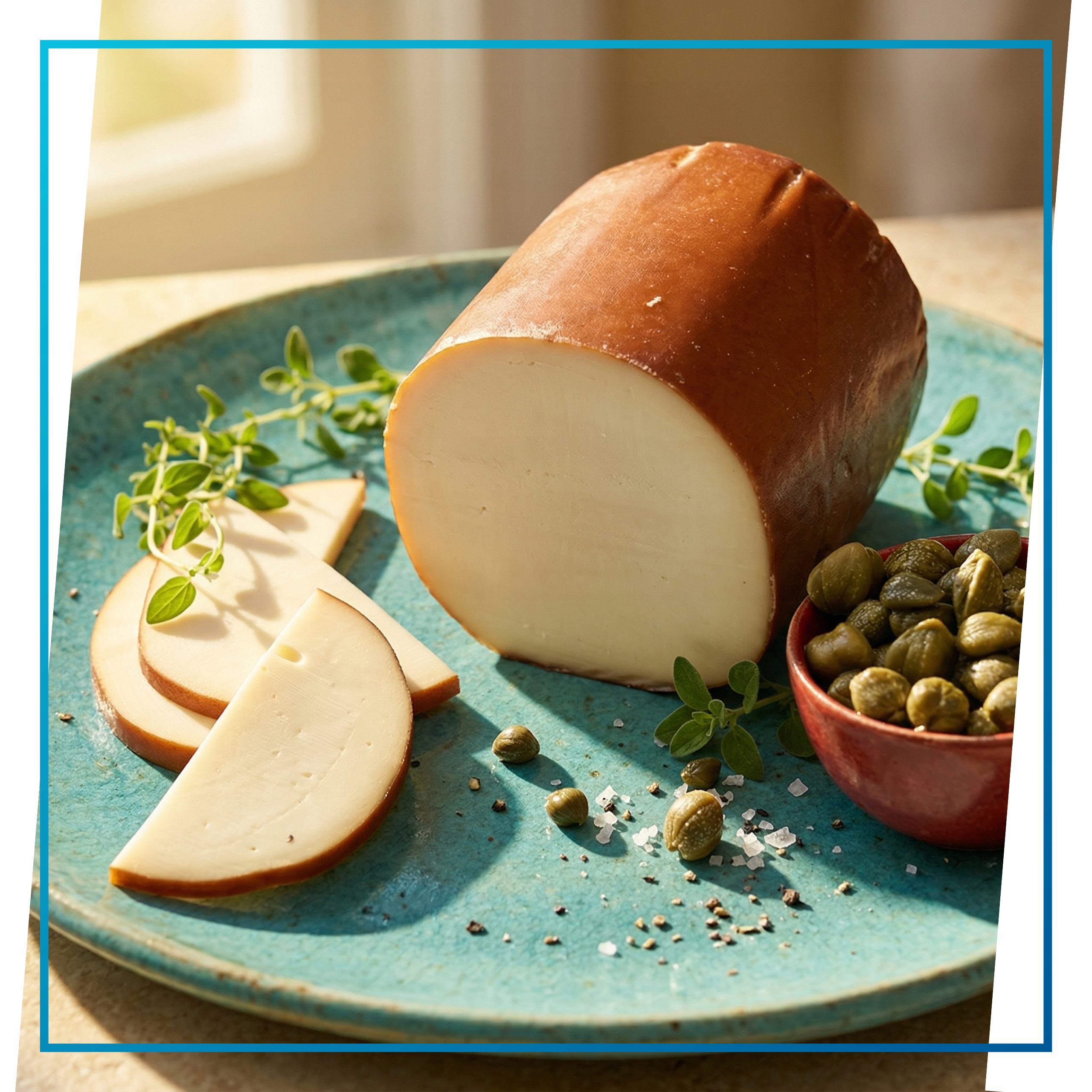 Ser Kozi Fianco Affumicato Wędzony Aromatyczny Intensywny 1 kg Flomaro