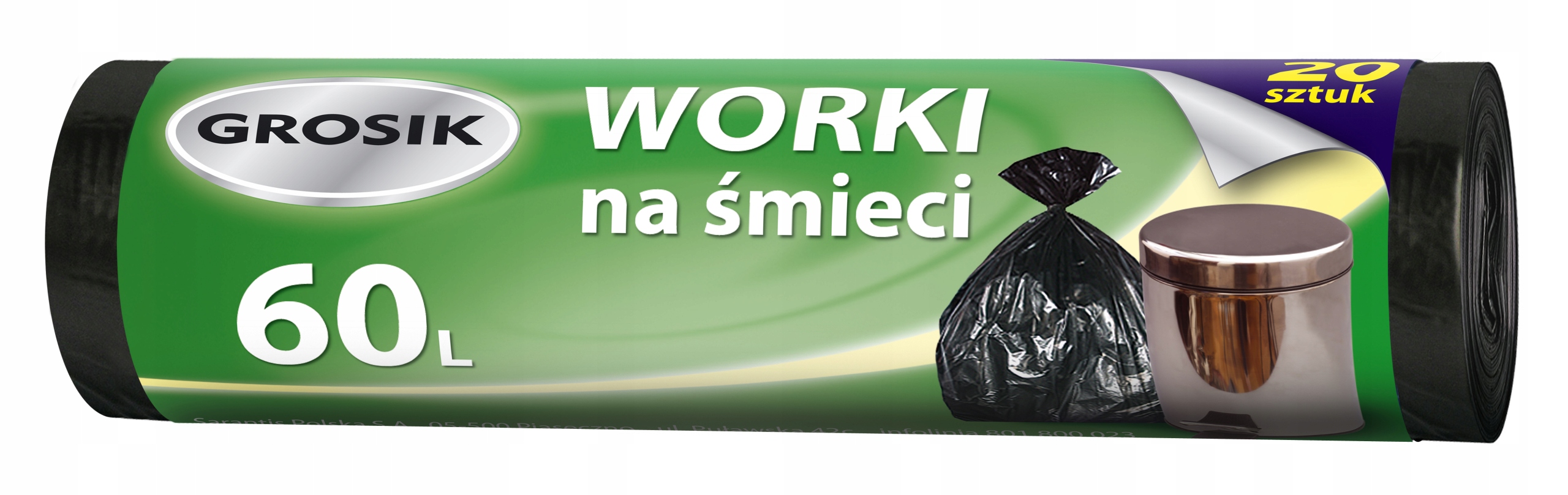 Levně Pytle na odpadky univerzální 60l 20 ks