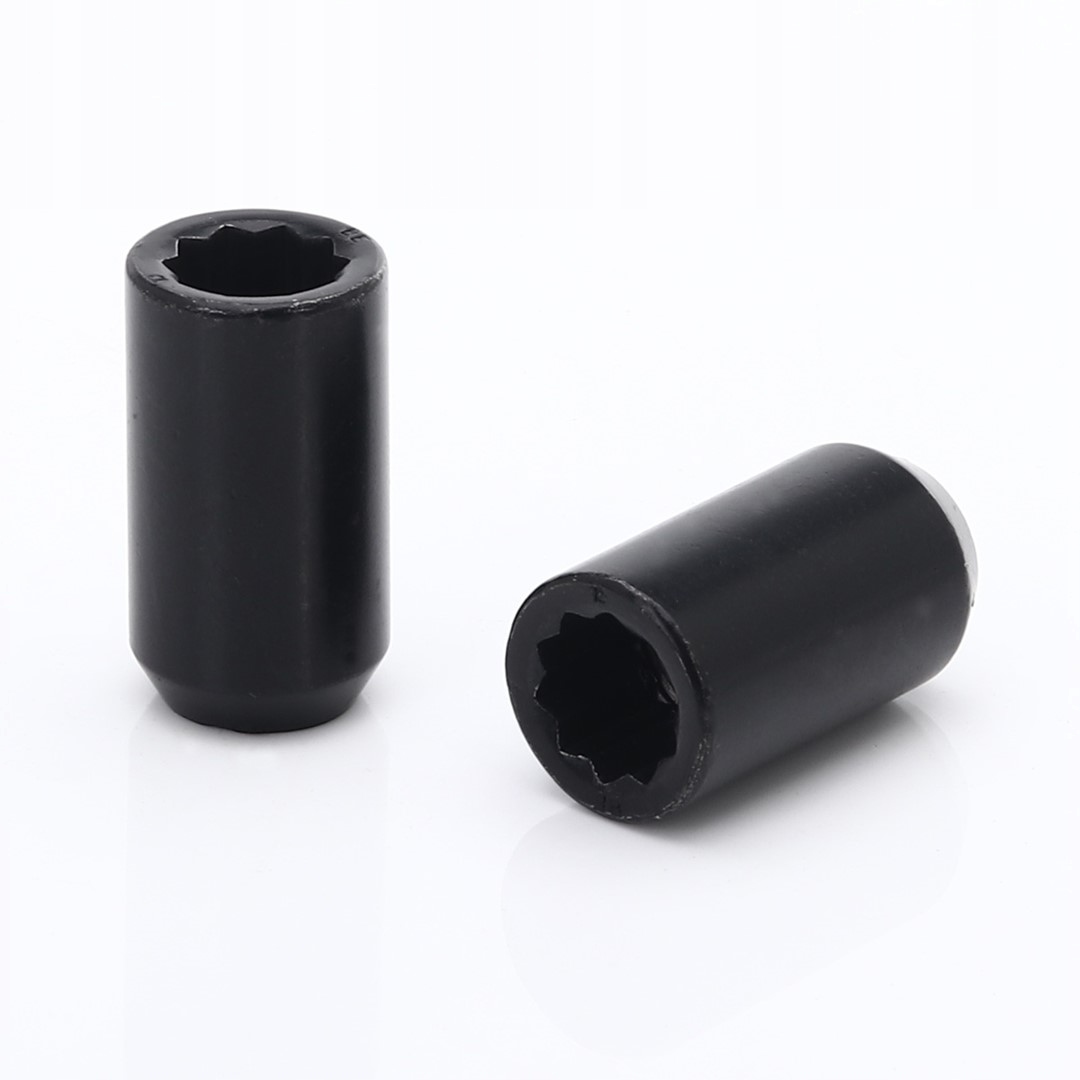 Sada se skládá z Black Černé star lug Matice 14x1,5 Key