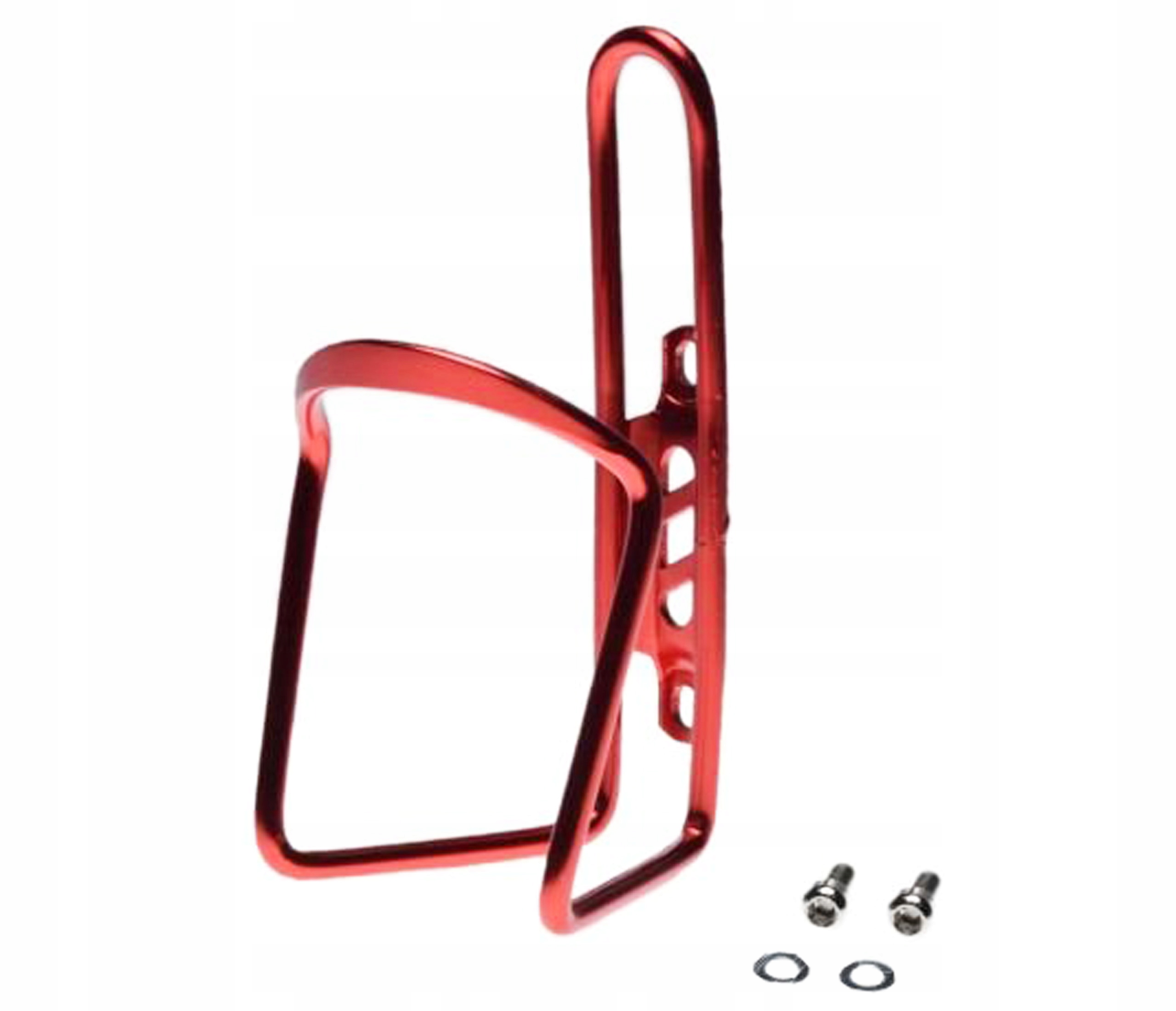 

Rowerowy Koszyk Bidonu Uchwyt na Bidon Alu. Red