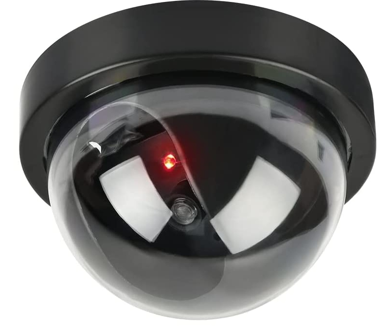 ATRAPA KAMERY KOPUŁKOWA PRZEMYSŁOWEJ KAMERA ALARM KOPUŁKA DIODA + GRATIS